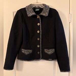 Geiger Pure Wool Red Blazer Jacket